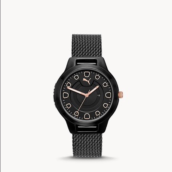 PUMA Women\'s Reset Date Black StainlessSteel Watch main image 7